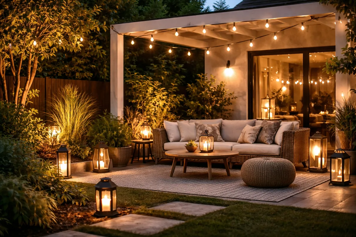 Comment créer une décoration extérieure accueillante avec des luminaires