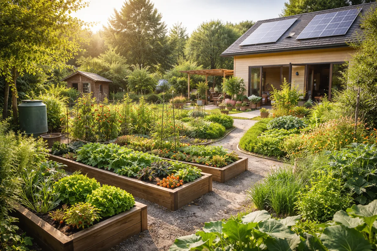 Comment optimiser l'espace d'un jardin pour un habitat durable