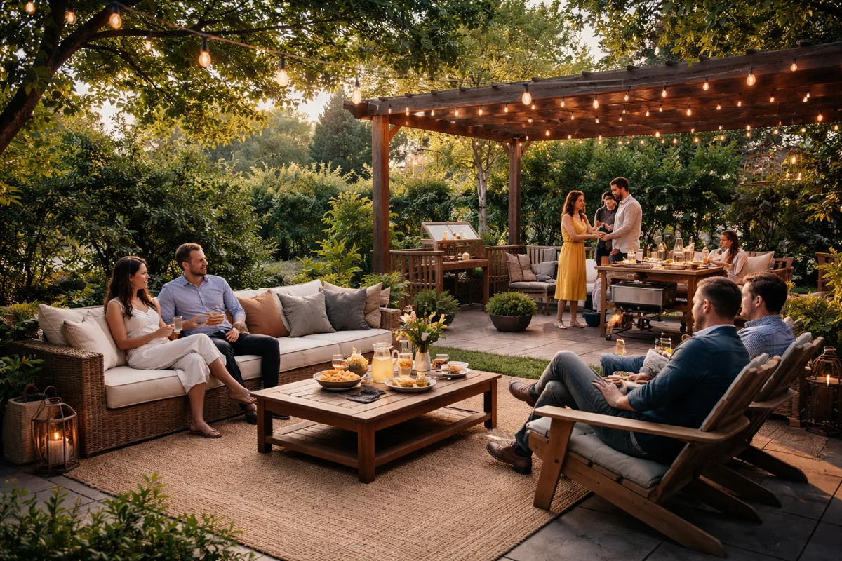 Créer un espace extérieur convivial pour vos amis et votre famille