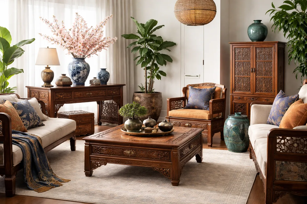Comment utiliser des meubles orientaux pour enrichir la décoration intérieure de votre maison