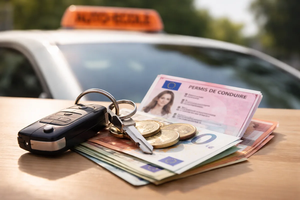 Quel est le coût moyen pour obtenir un permis de conduire en France ?